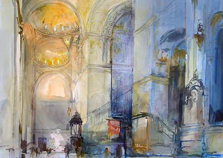 Basilica Interior - Venice